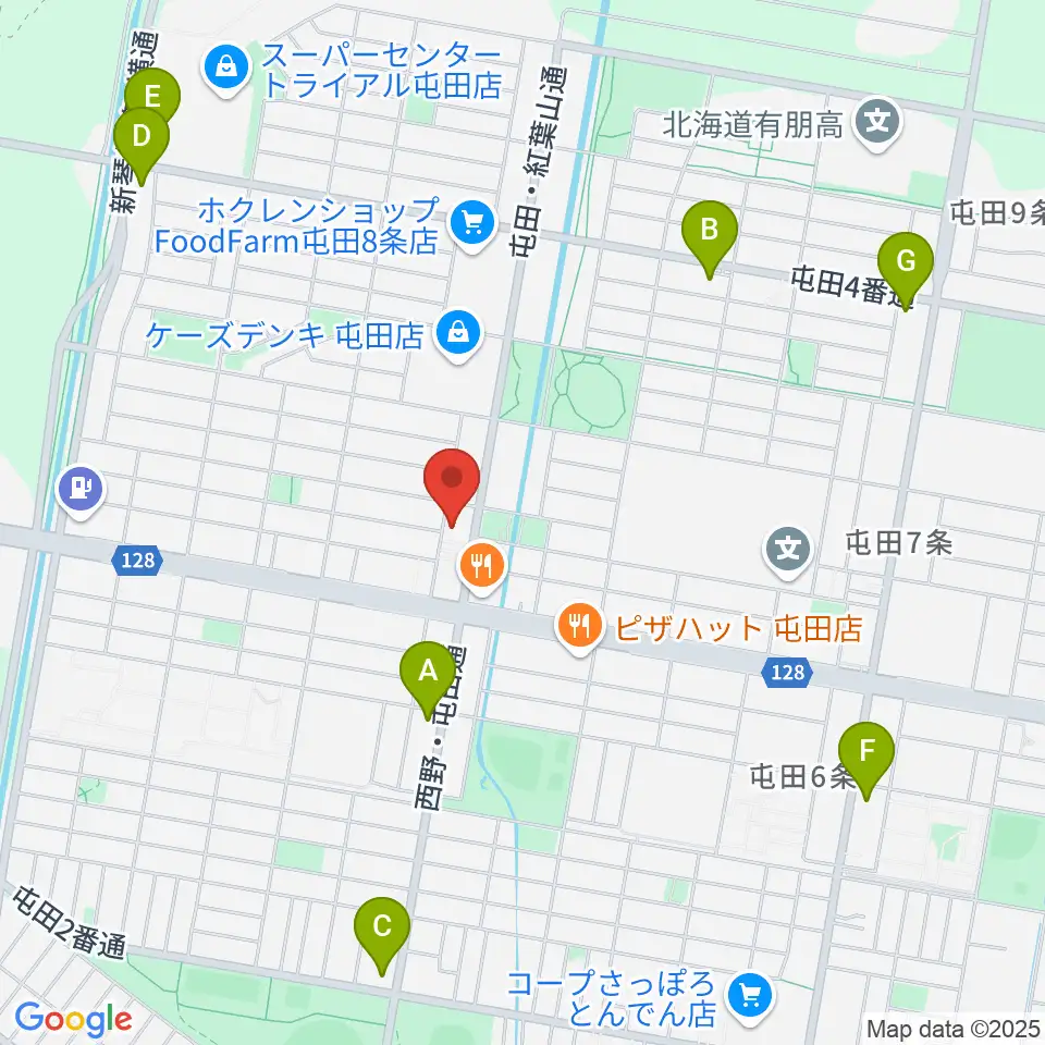 小林雅巳ピアノ調律所周辺のコンビニエンスストア一覧地図