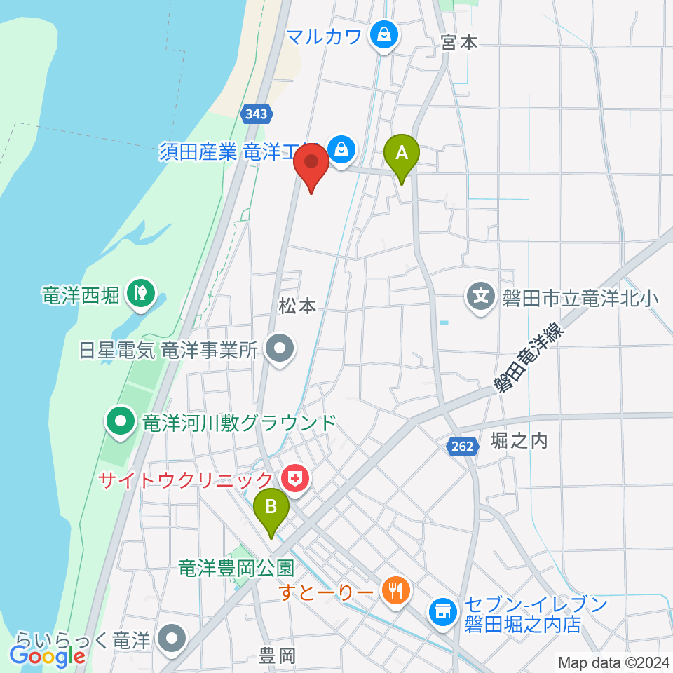 東洋ピアノ直営ピアノセレクトショップ周辺のコンビニエンスストア一覧地図