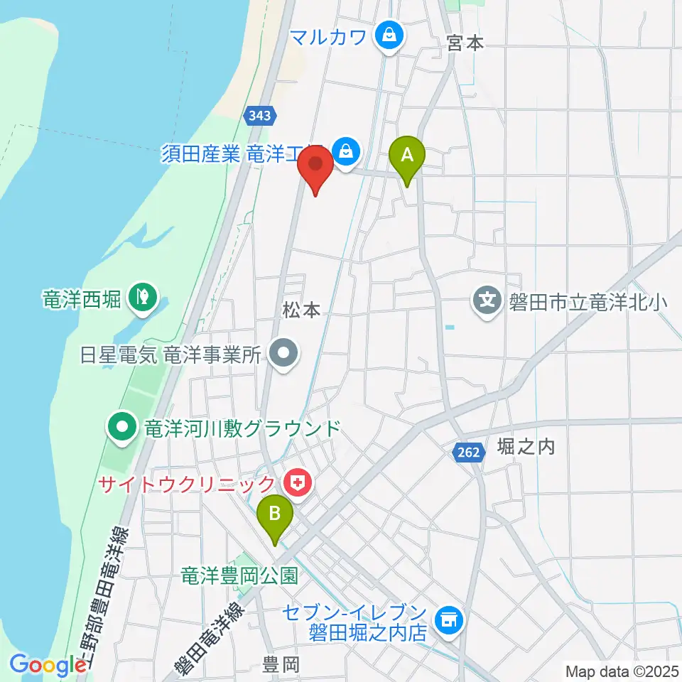 東洋ピアノ直営ピアノセレクトショップ周辺のコンビニエンスストア一覧地図