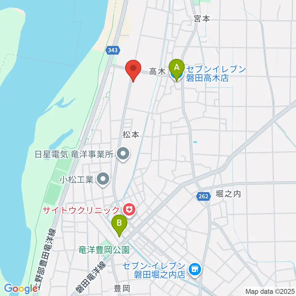 東洋ピアノ周辺のコンビニエンスストア一覧地図