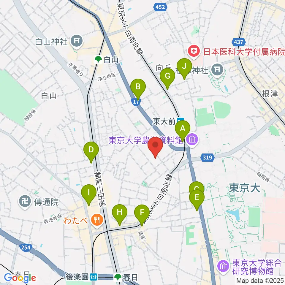 吉田真紀音楽教室周辺のコンビニエンスストア一覧地図