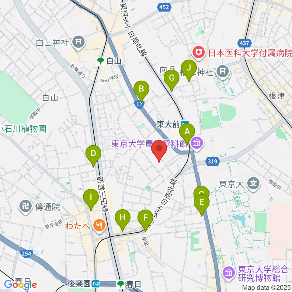 吉田真紀音楽教室周辺のコンビニエンスストア一覧地図