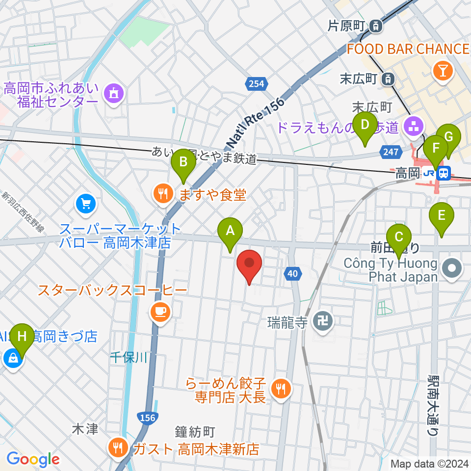 ウィンズラボ 貸しスタジオ・Jクラブ周辺のコンビニエンスストア一覧地図