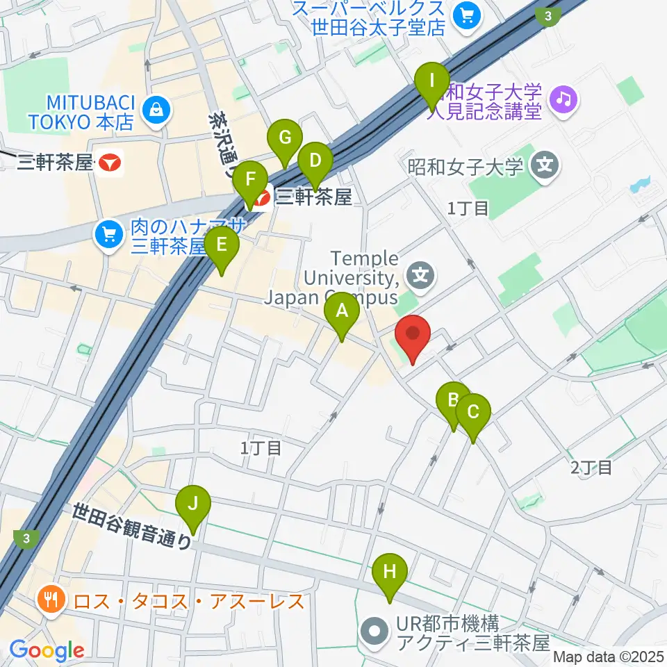 ピアノプラス周辺のコンビニエンスストア一覧地図