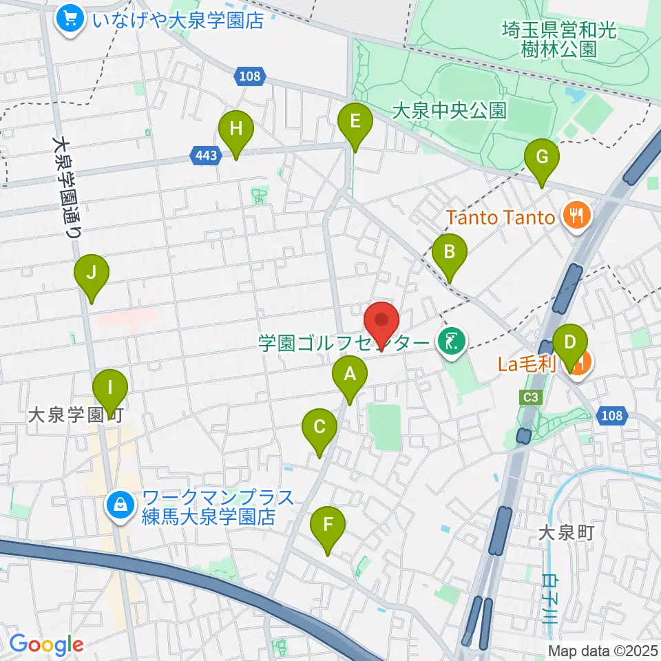 アキヤマフルート周辺のコンビニエンスストア一覧地図
