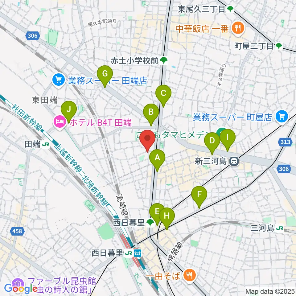 ナイトオカリナ周辺のコンビニエンスストア一覧地図