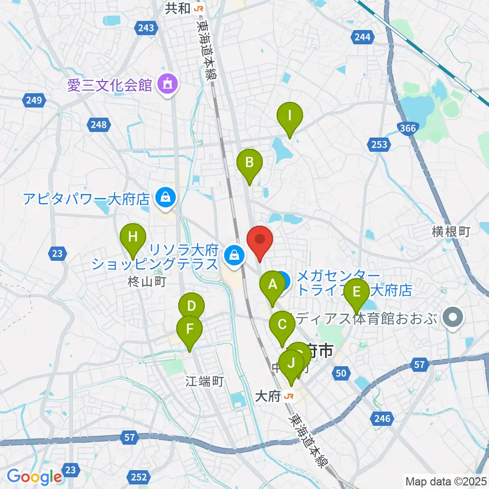 鈴木バイオリン製造株式会社周辺のコンビニエンスストア一覧地図
