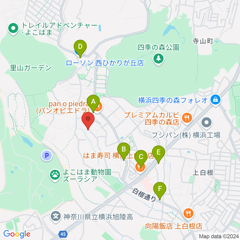 池田ピアノ運送周辺のコンビニエンスストア一覧地図