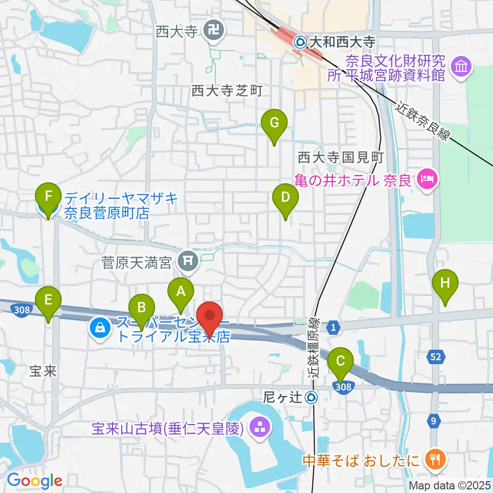Studio Sola周辺のコンビニエンスストア一覧地図