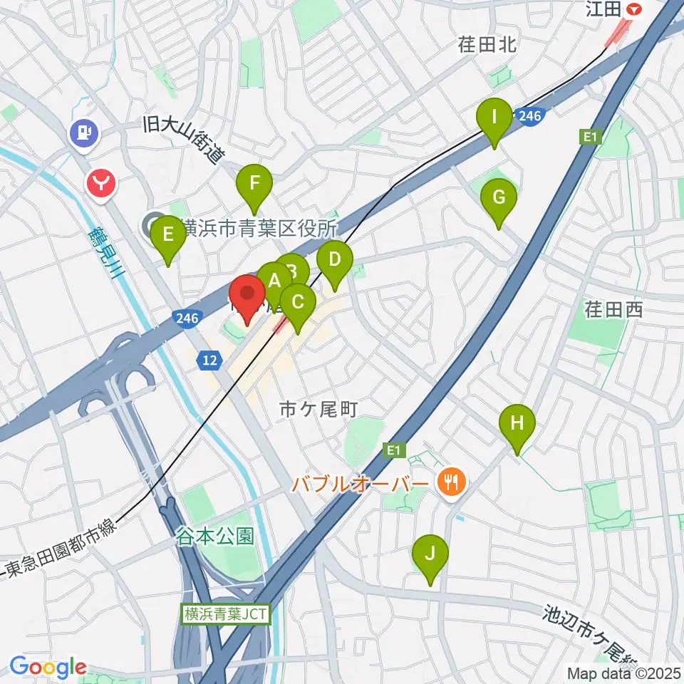 弦楽器カンタービレ周辺のコンビニエンスストア一覧地図