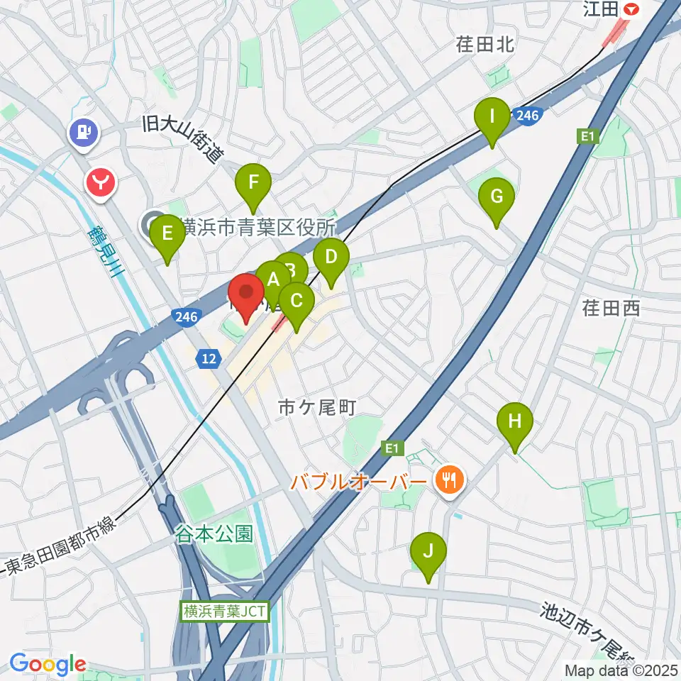 弦楽器カンタービレ周辺のコンビニエンスストア一覧地図
