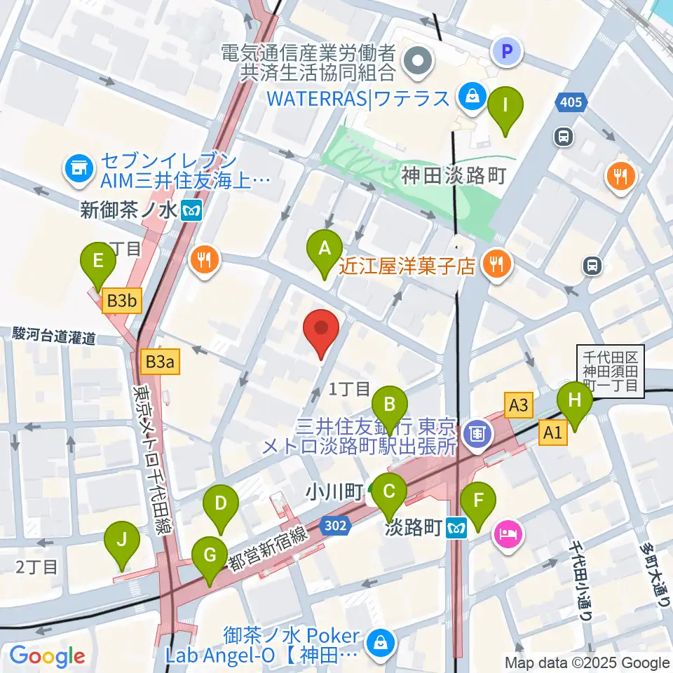 コチャバンバ東京店周辺のコンビニエンスストア一覧地図
