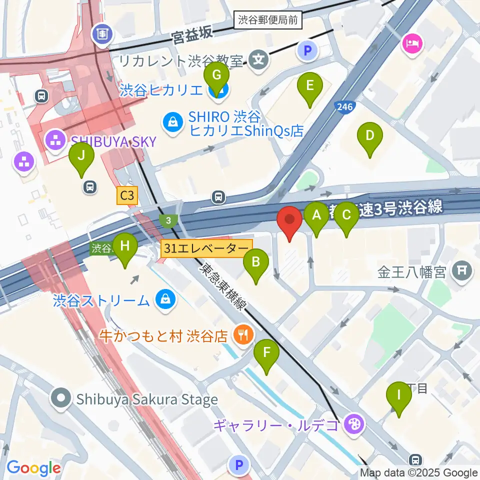 イケベ楽器店ウインドブロス周辺のコンビニエンスストア一覧地図