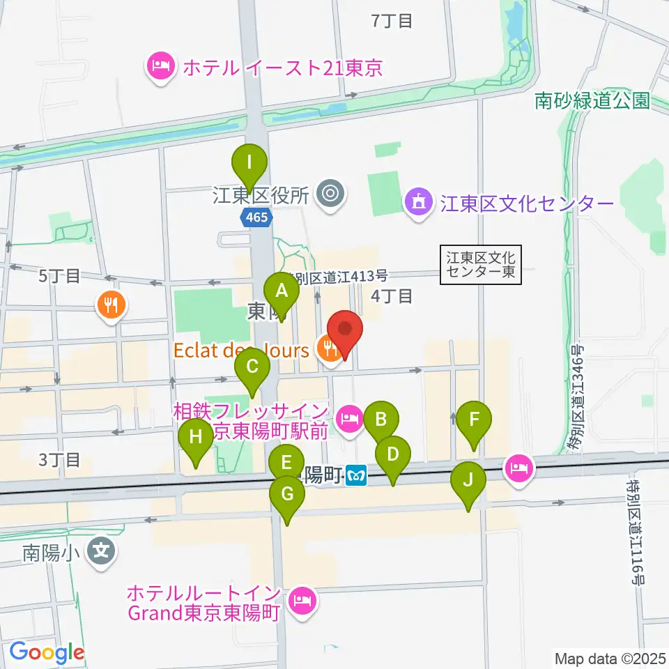 ビュッフェ・クランポン・ジャパン周辺のコンビニエンスストア一覧地図