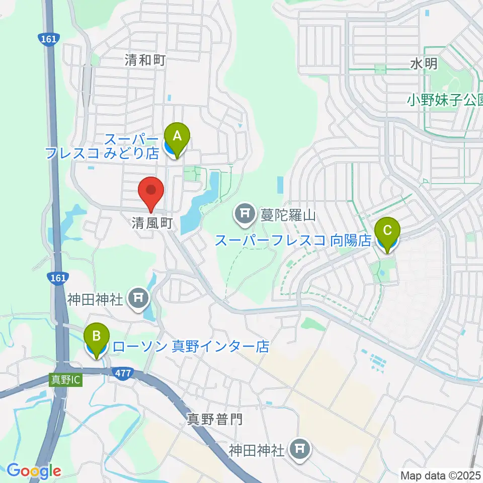 木のクラフトと笛 七曜工房周辺のコンビニエンスストア一覧地図