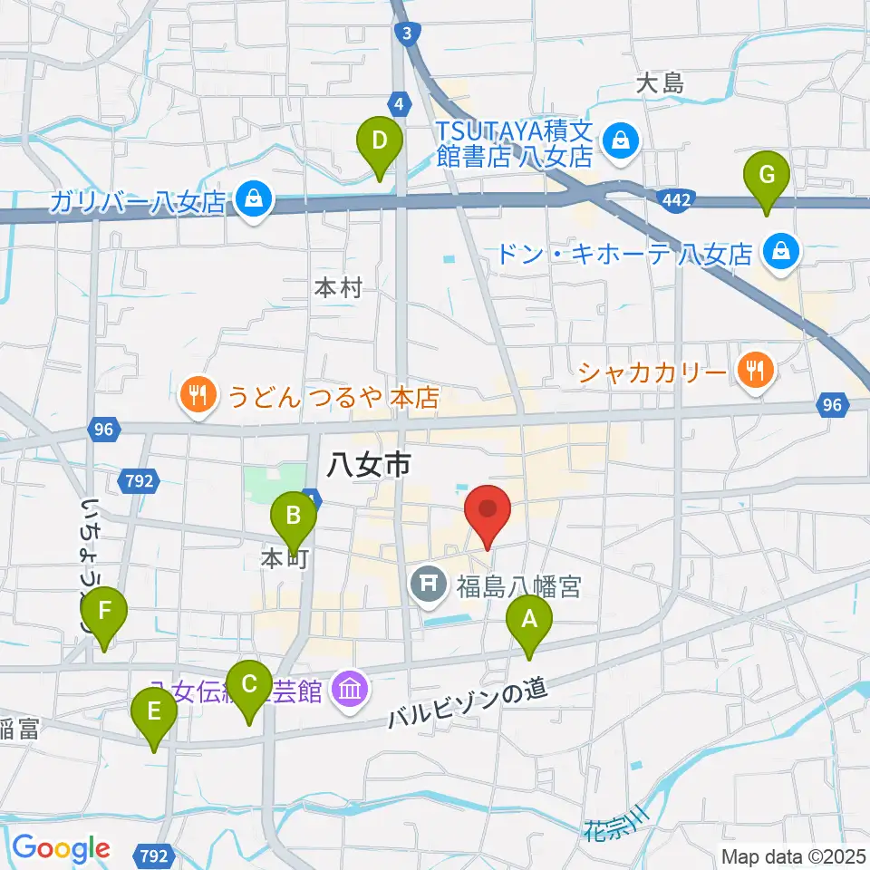 志げとみ楽器店周辺のコンビニエンスストア一覧地図