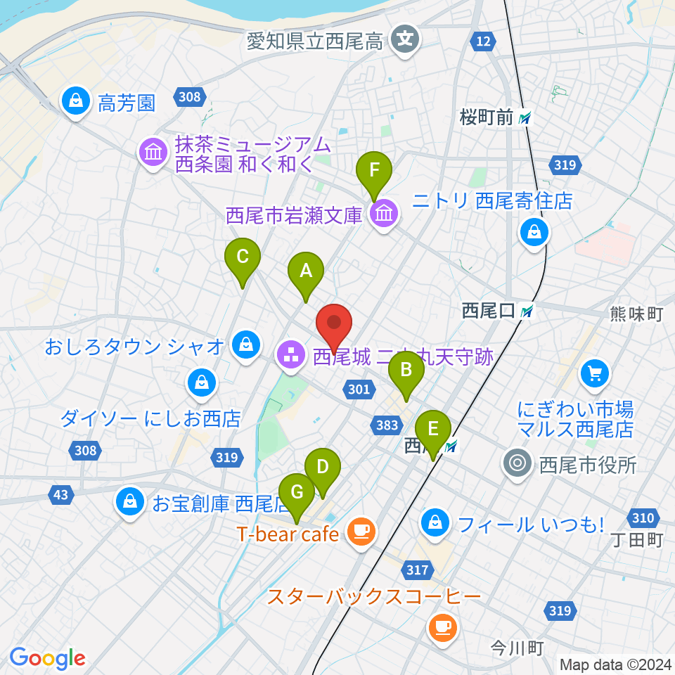 中善ミュージック＆アートスクール周辺のコンビニエンスストア一覧地図