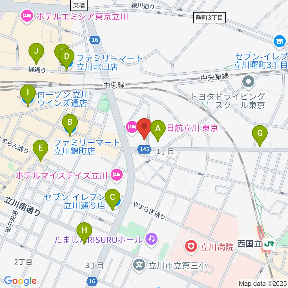 日本和楽器製造周辺のコンビニエンスストア一覧地図