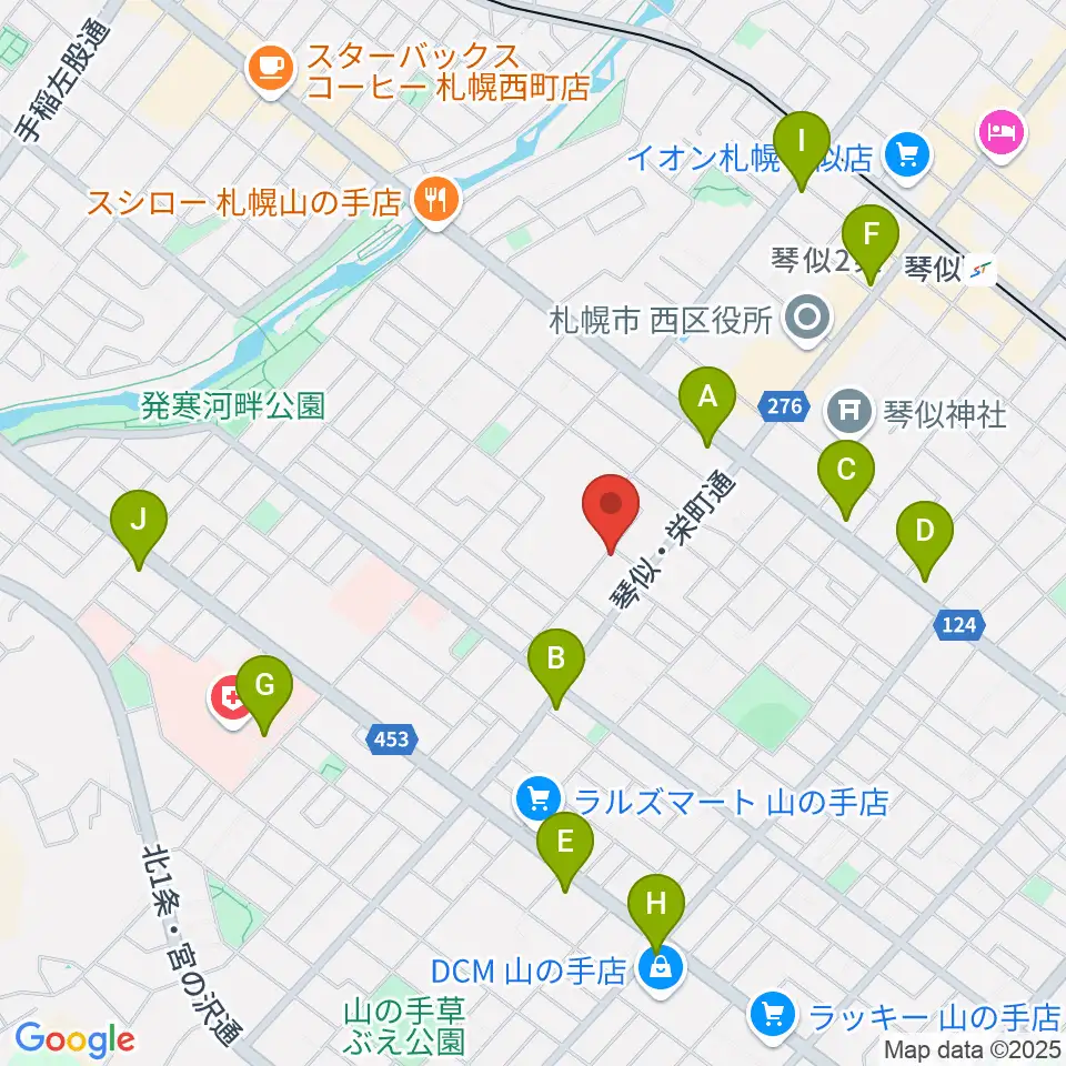 鈴木聡ヴァイオリン工房周辺のコンビニエンスストア一覧地図