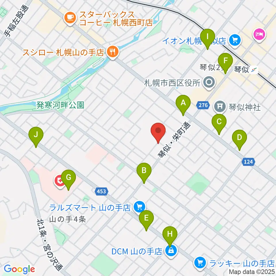 鈴木聡ヴァイオリン工房周辺のコンビニエンスストア一覧地図