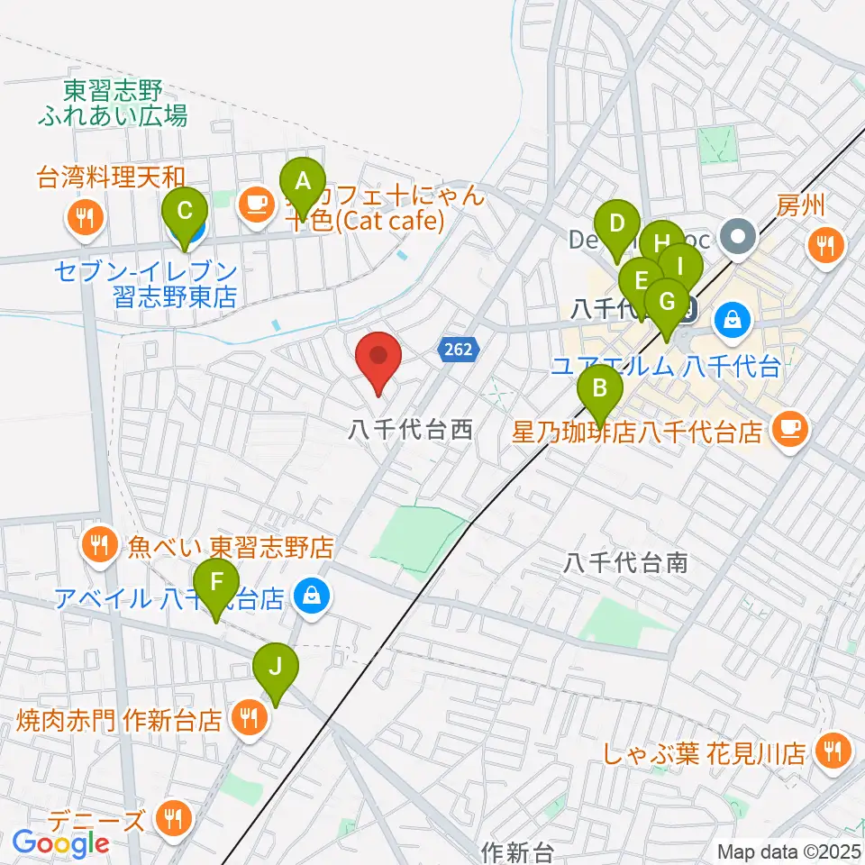 スズキ・メソード 印田クラス周辺のコンビニエンスストア一覧地図