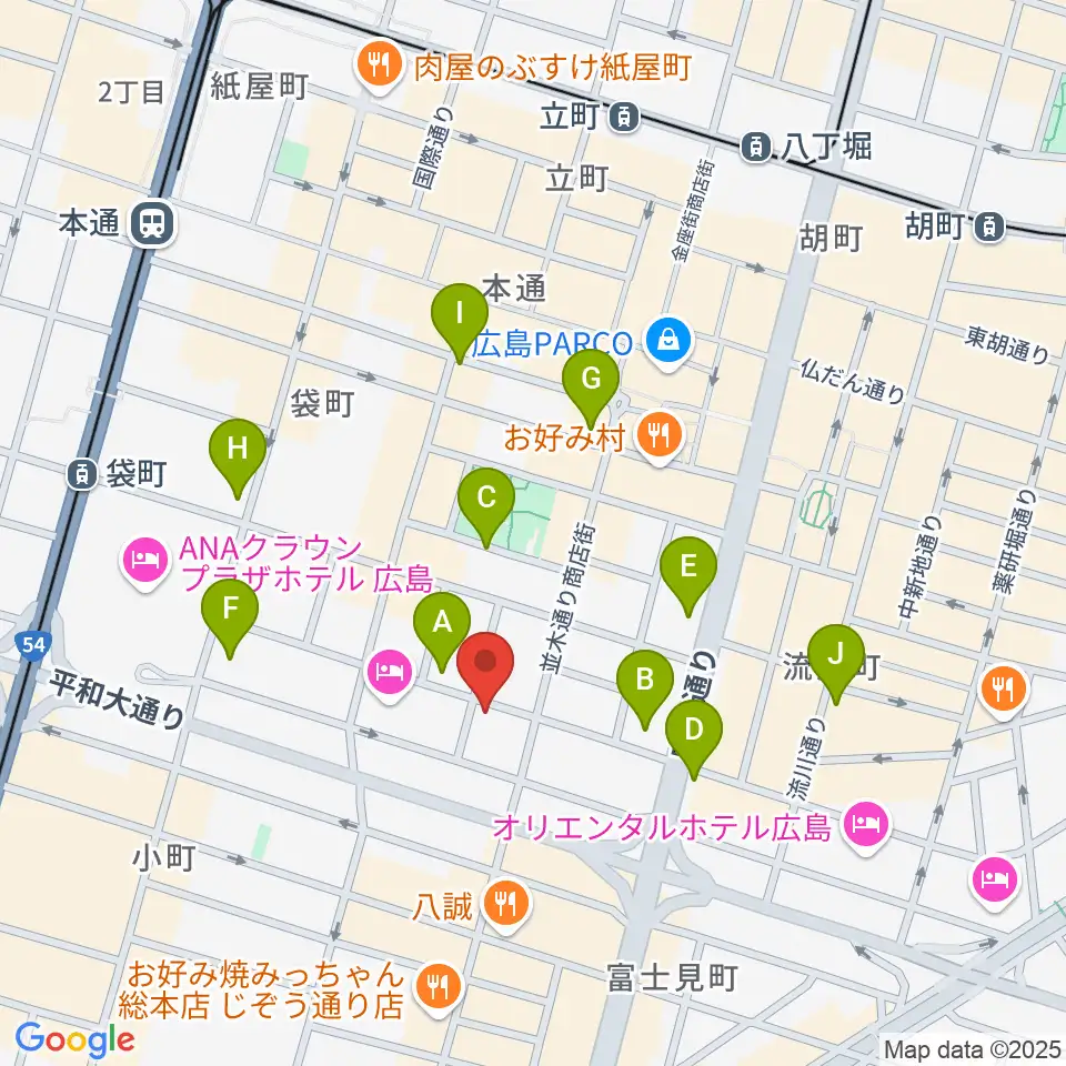 Riz MUSIC STUDIO周辺のコンビニエンスストア一覧地図