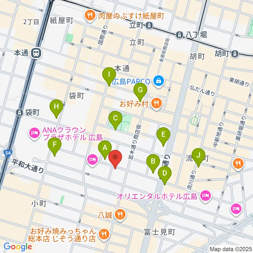 Riz MUSIC STUDIO周辺のコンビニエンスストア一覧地図