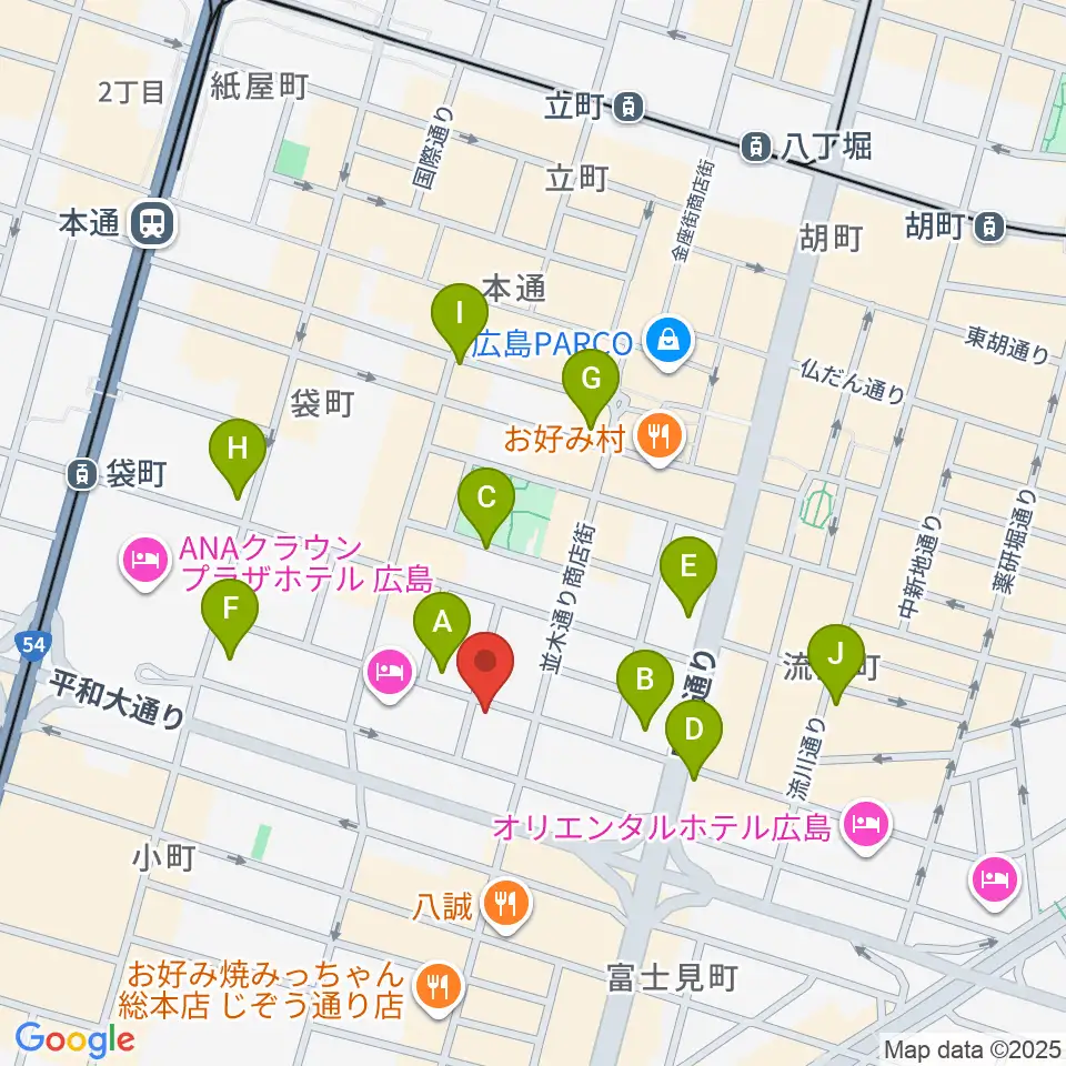 Riz MUSIC STUDIO周辺のコンビニエンスストア一覧地図