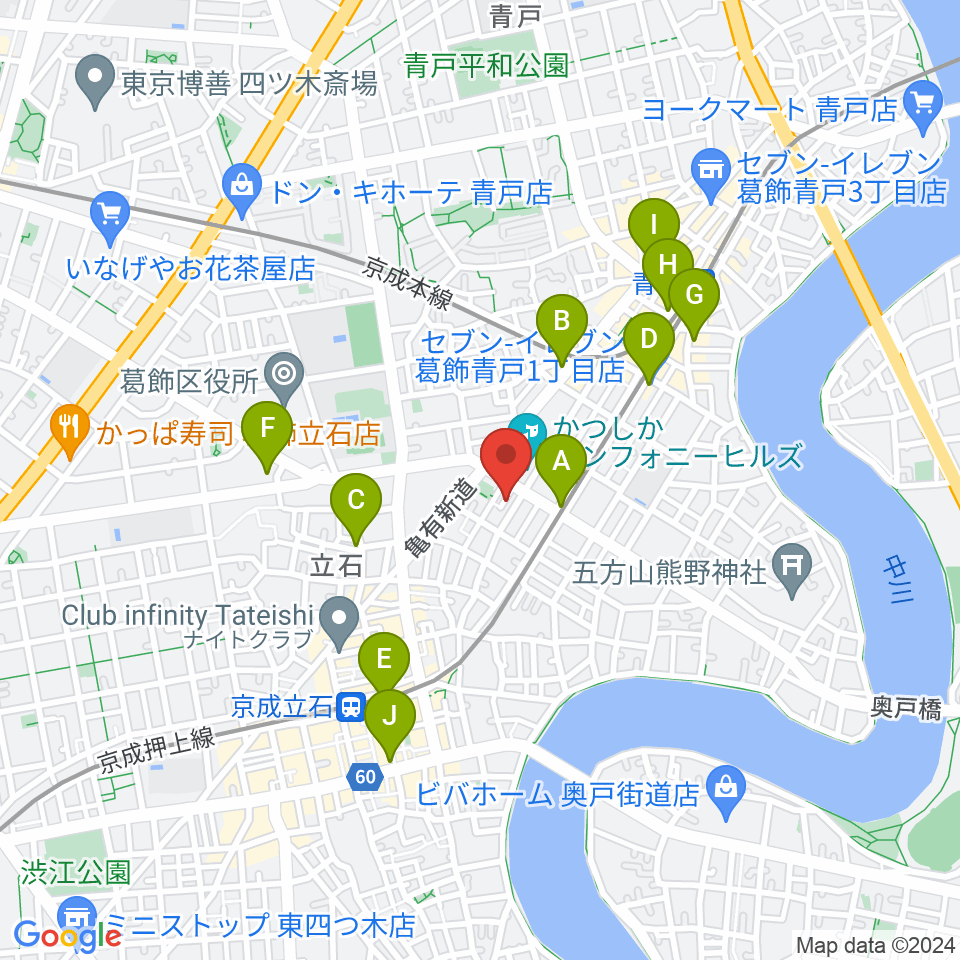 菊岡 中むら周辺のコンビニエンスストア一覧地図