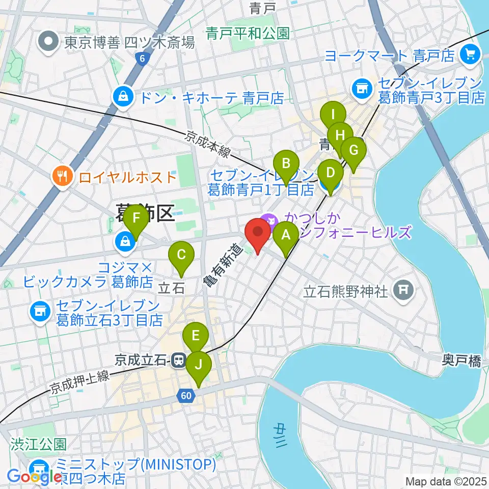 菊岡 中むら周辺のコンビニエンスストア一覧地図