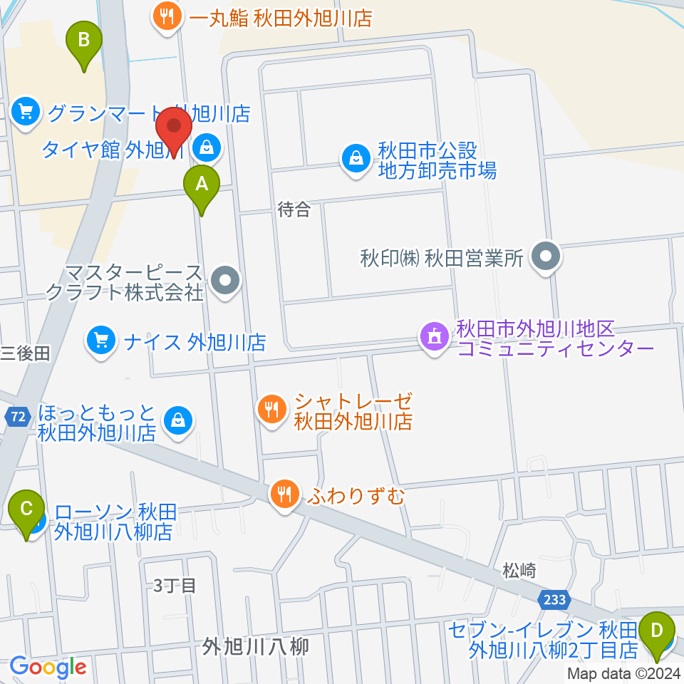 キノコスタジオ周辺のコンビニエンスストア一覧地図