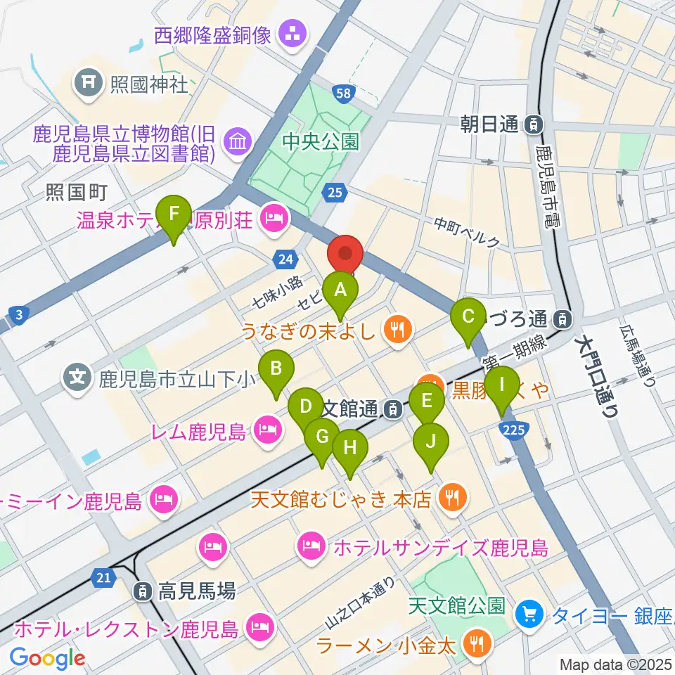 IFF STUDIO周辺のコンビニエンスストア一覧地図