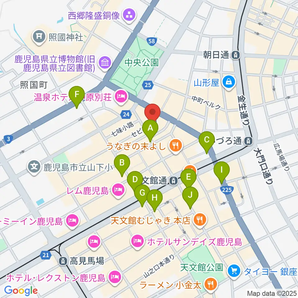 IFF STUDIO周辺のコンビニエンスストア一覧地図
