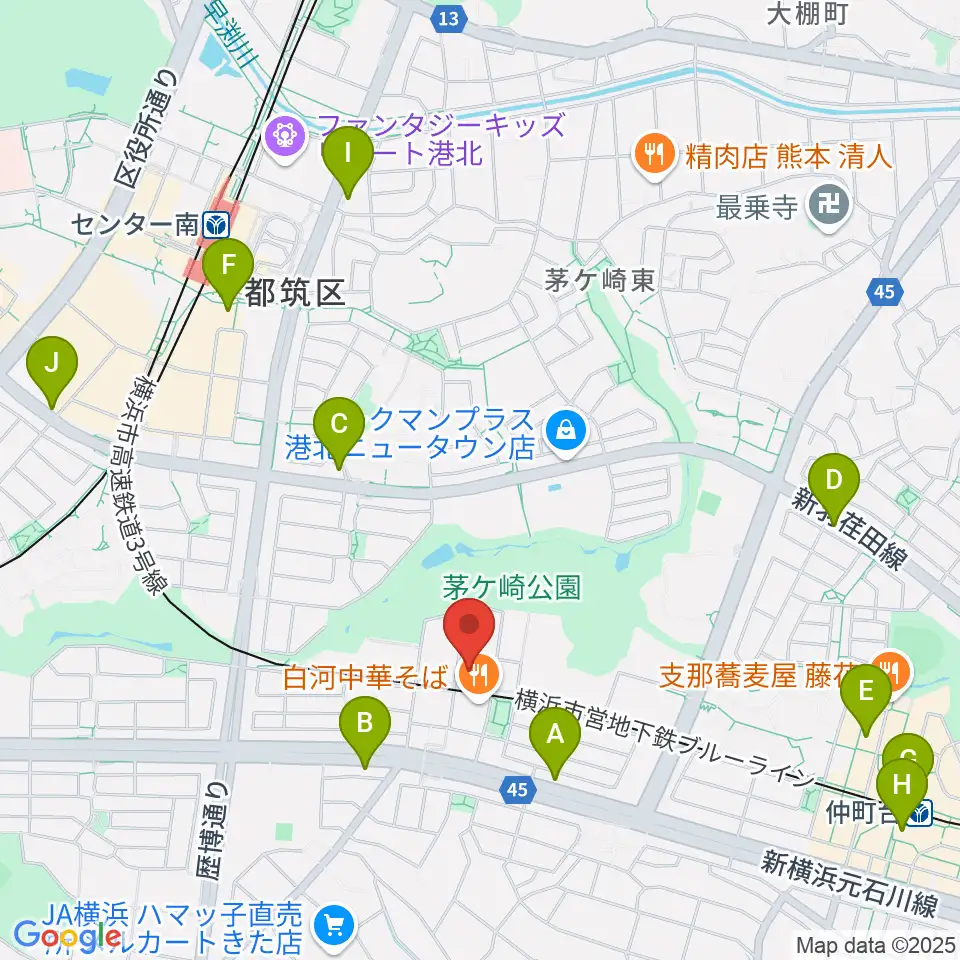 エルフラット周辺のコンビニエンスストア一覧地図