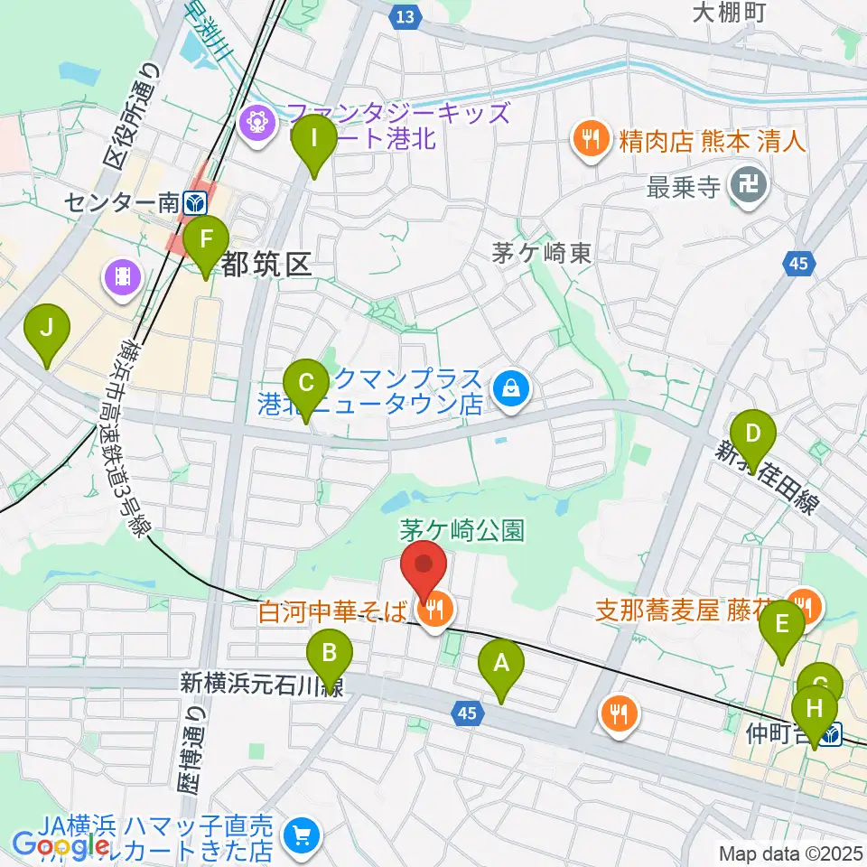 エルフラット周辺のコンビニエンスストア一覧地図