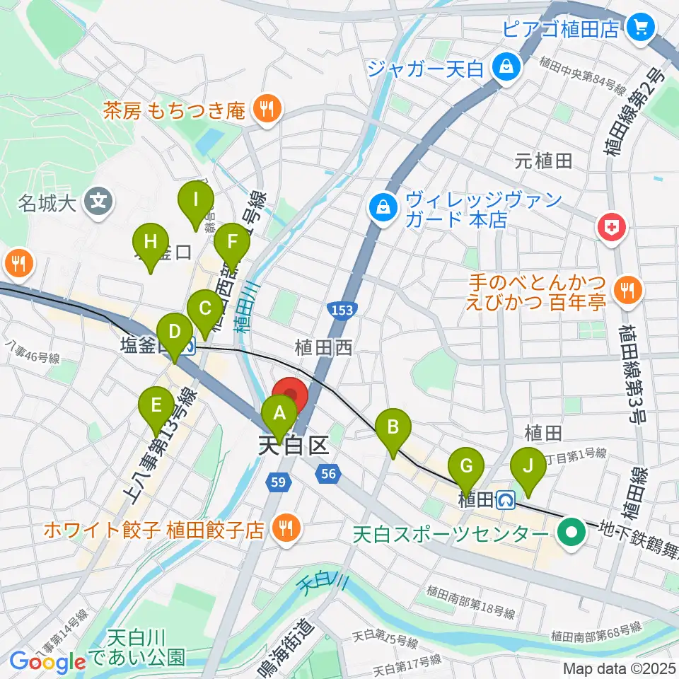 第一楽器 植田店周辺のコンビニエンスストア一覧地図
