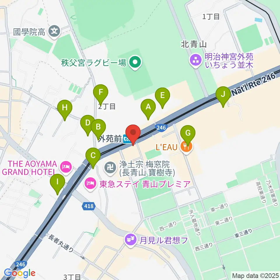 ココデシカ周辺のコンビニエンスストア一覧地図