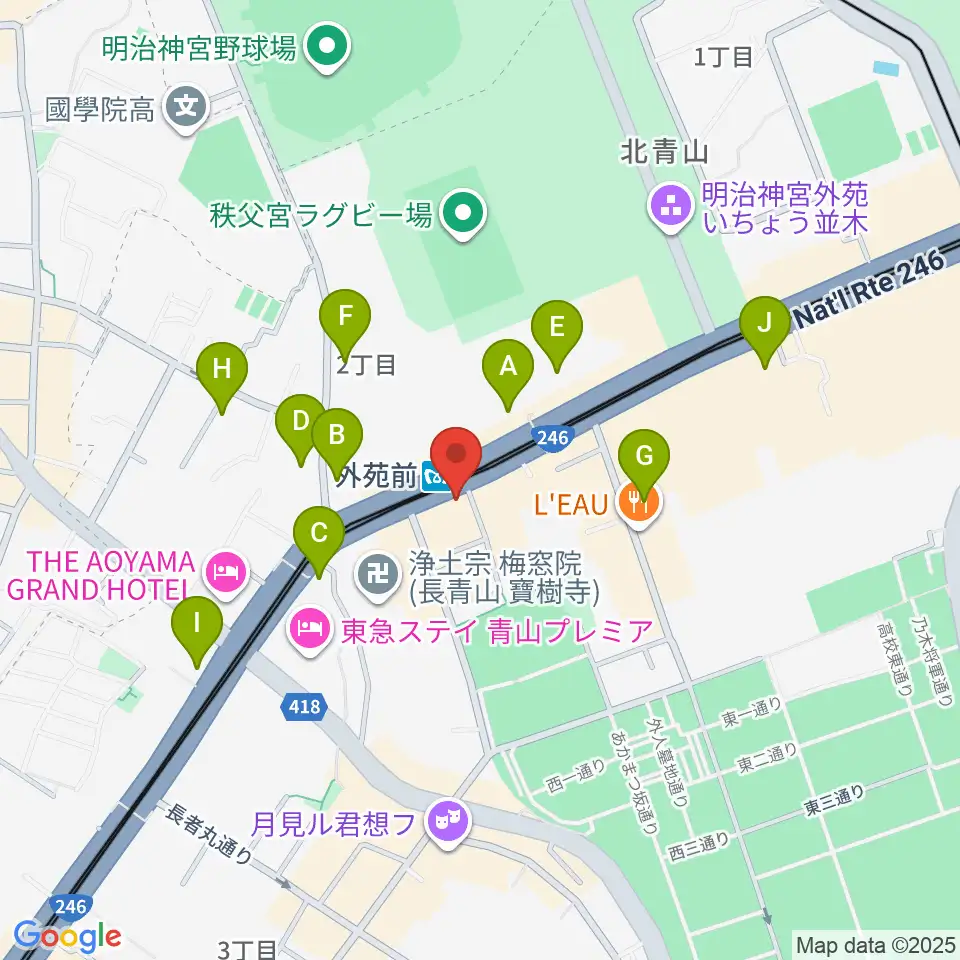 ココデシカ周辺のコンビニエンスストア一覧地図