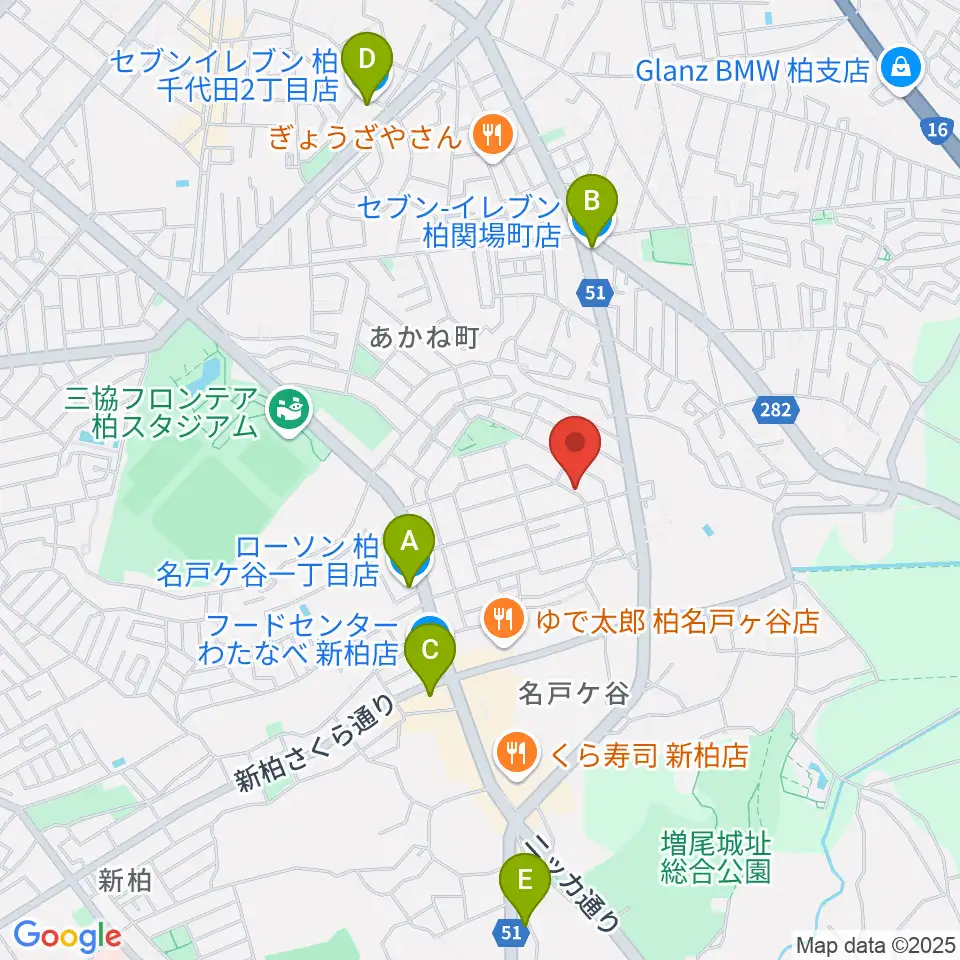 インターネットラジオ局ALFA周辺のコンビニエンスストア一覧地図