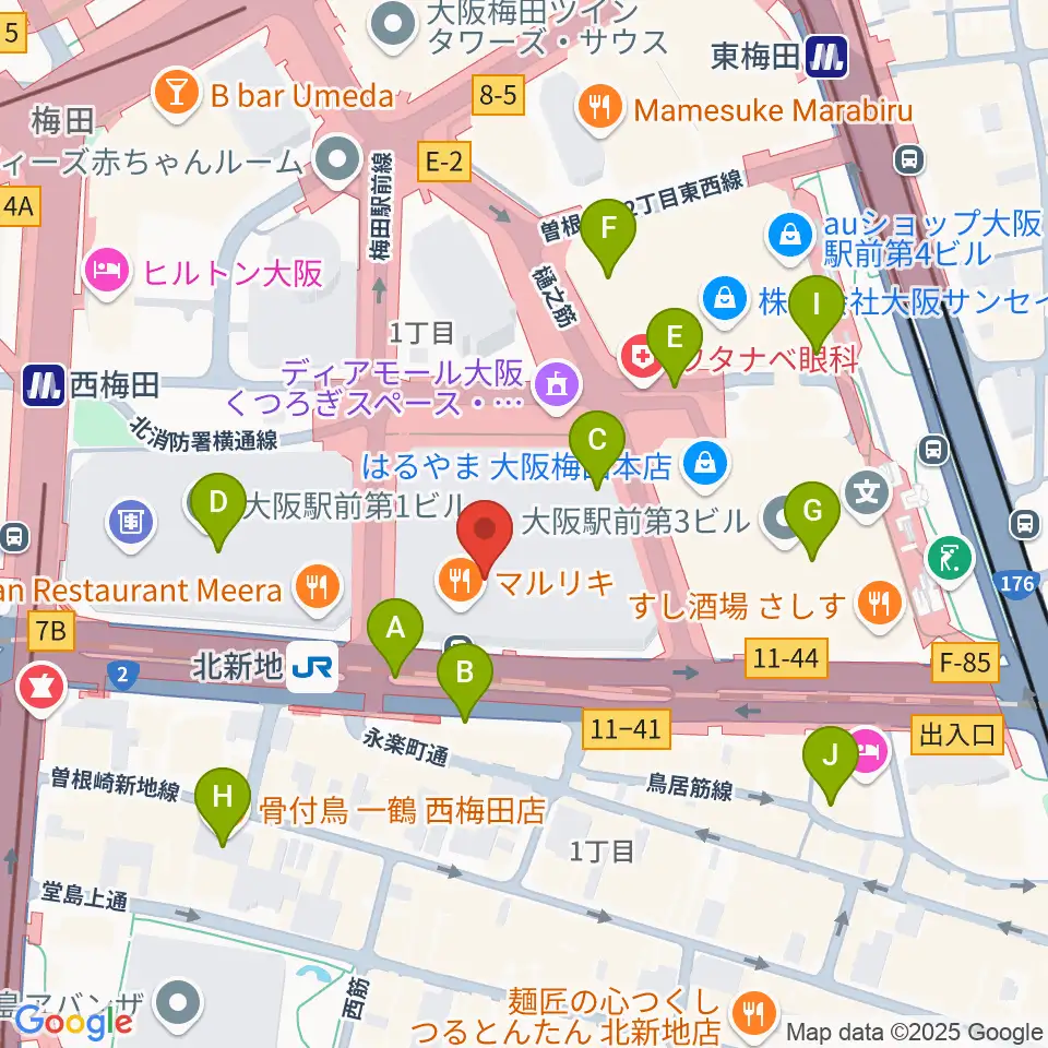 三木楽器ドラムセンター周辺のコンビニエンスストア一覧地図