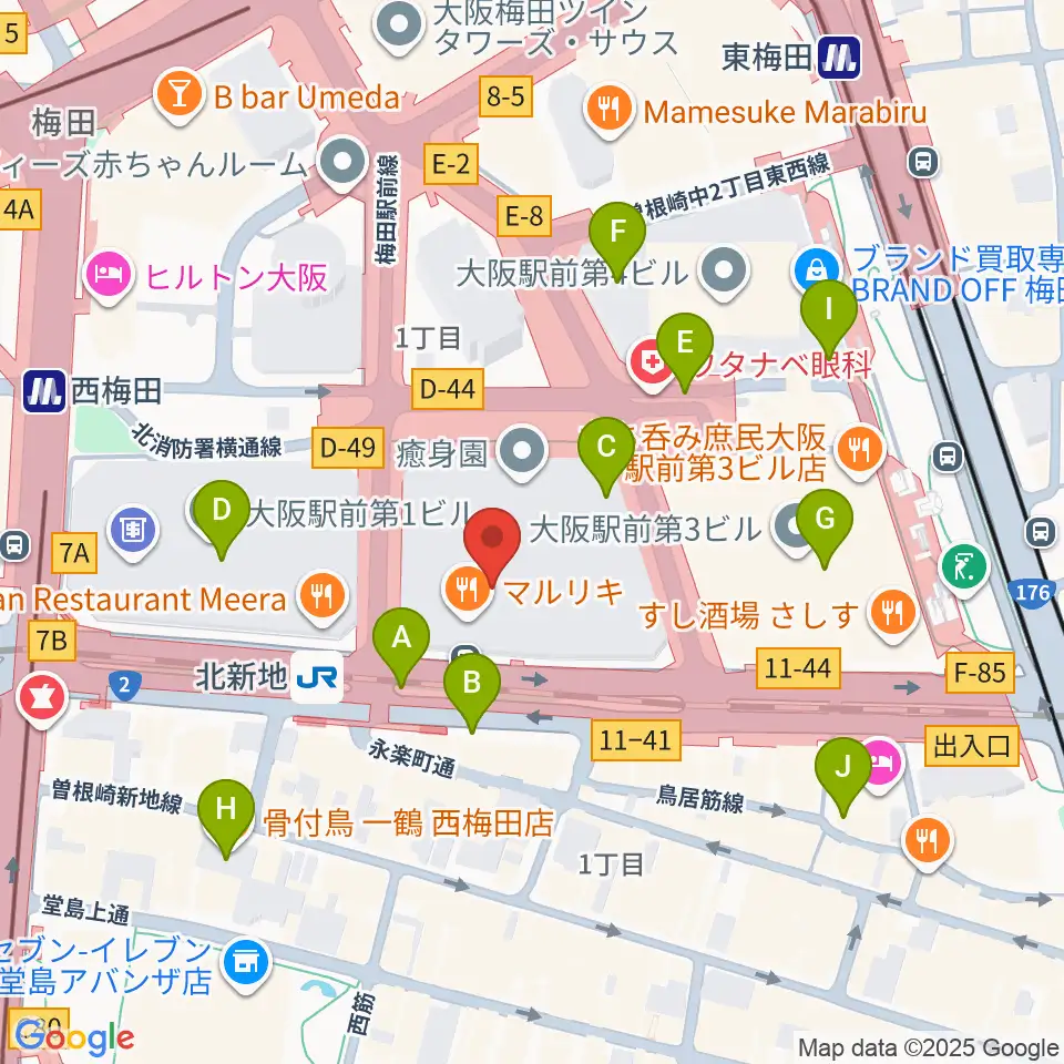 三木楽器ドラムセンター周辺のコンビニエンスストア一覧地図
