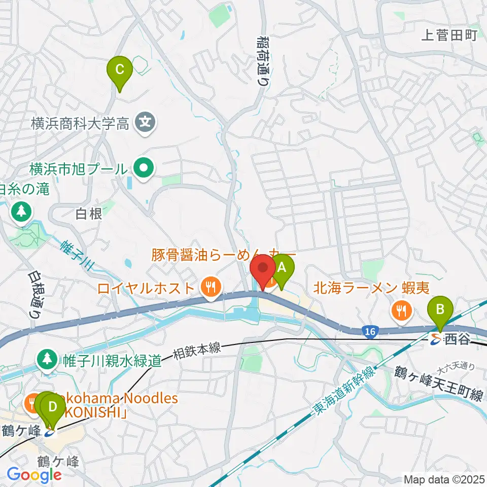 シミズ ミュージックラボ周辺のコンビニエンスストア一覧地図