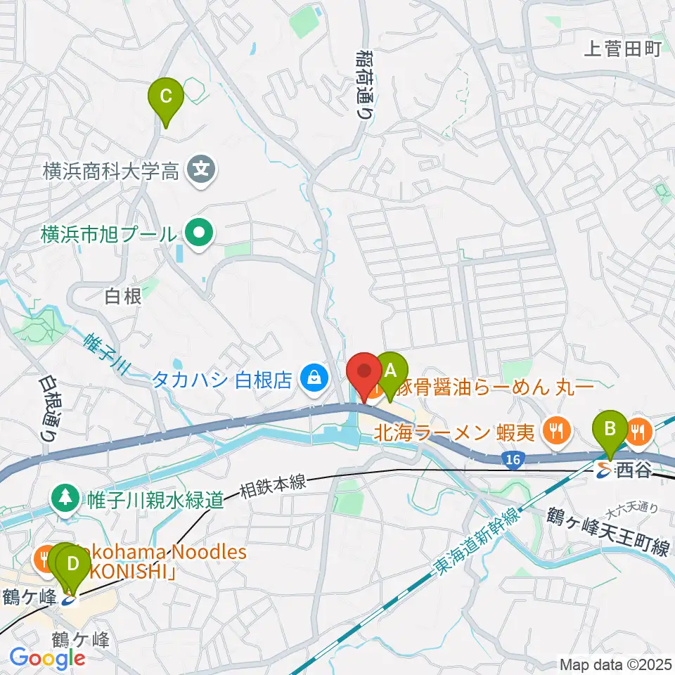 シミズ ミュージックラボ周辺のコンビニエンスストア一覧地図