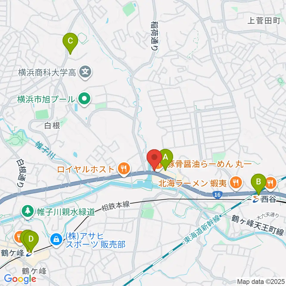 シミズ ミュージックラボ周辺のコンビニエンスストア一覧地図