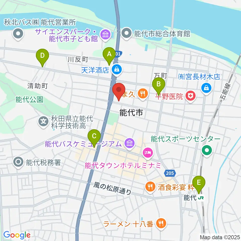 ササキ楽器周辺のコンビニエンスストア一覧地図