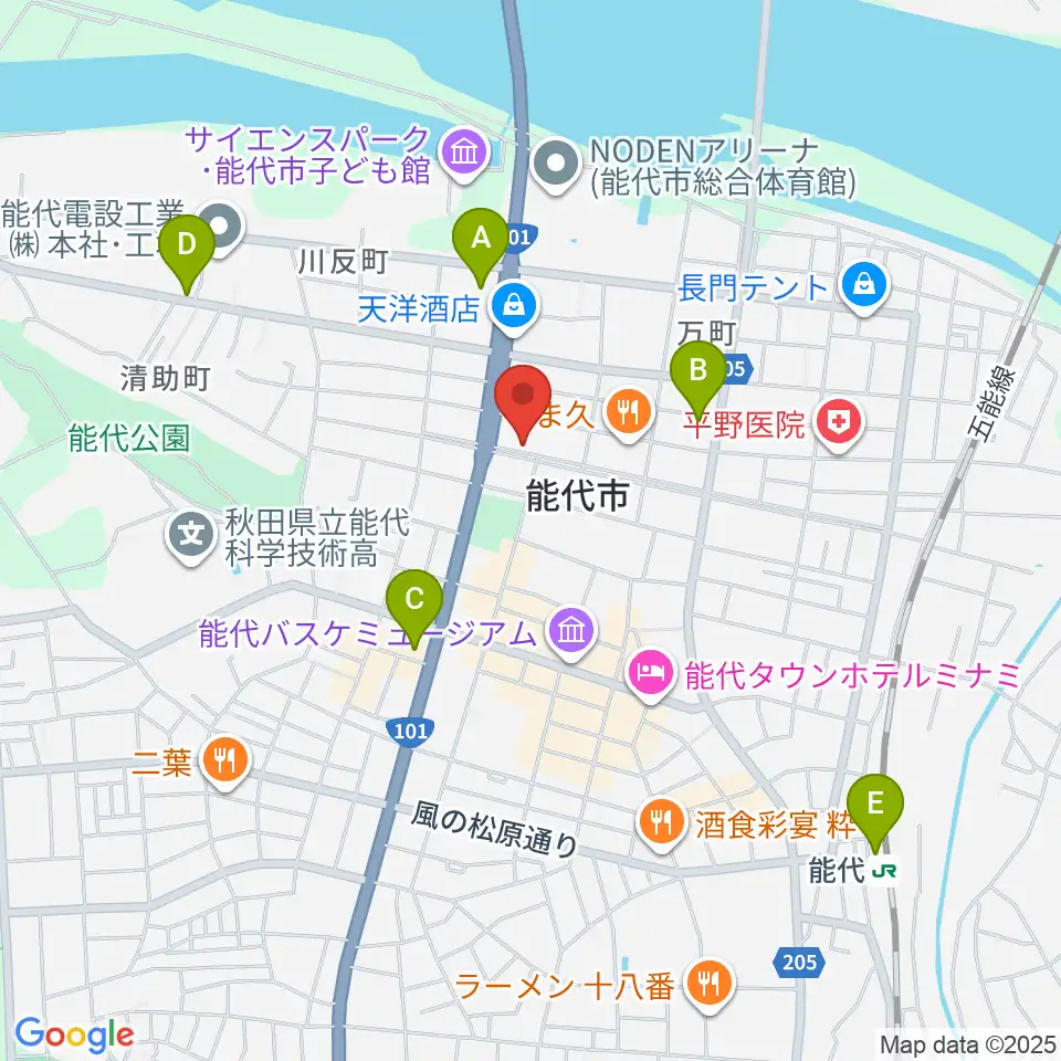 ササキ楽器周辺のコンビニエンスストア一覧地図