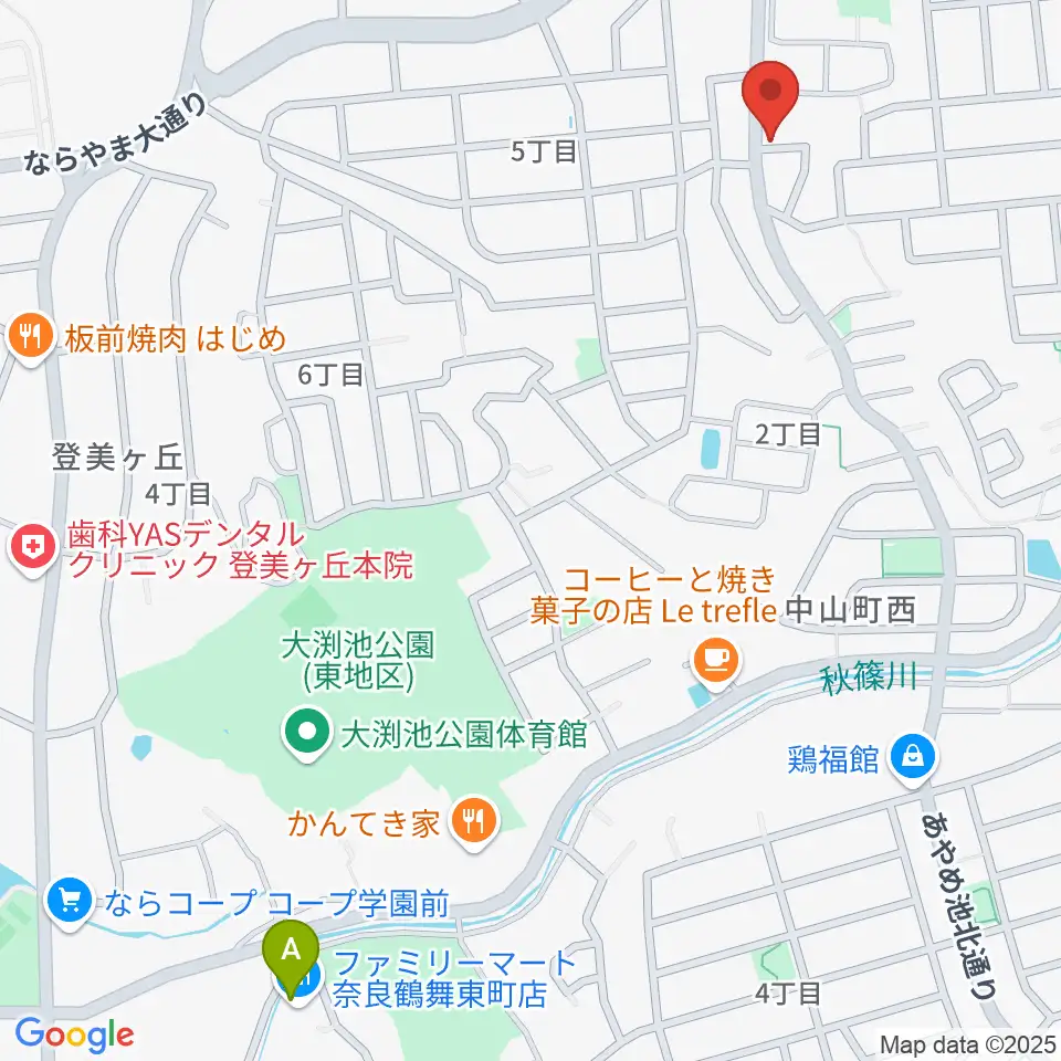 ムジカセゾン周辺のコンビニエンスストア一覧地図