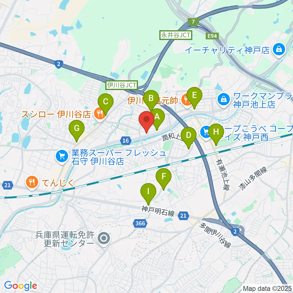 音楽広場Sound-Scape周辺のコンビニエンスストア一覧地図