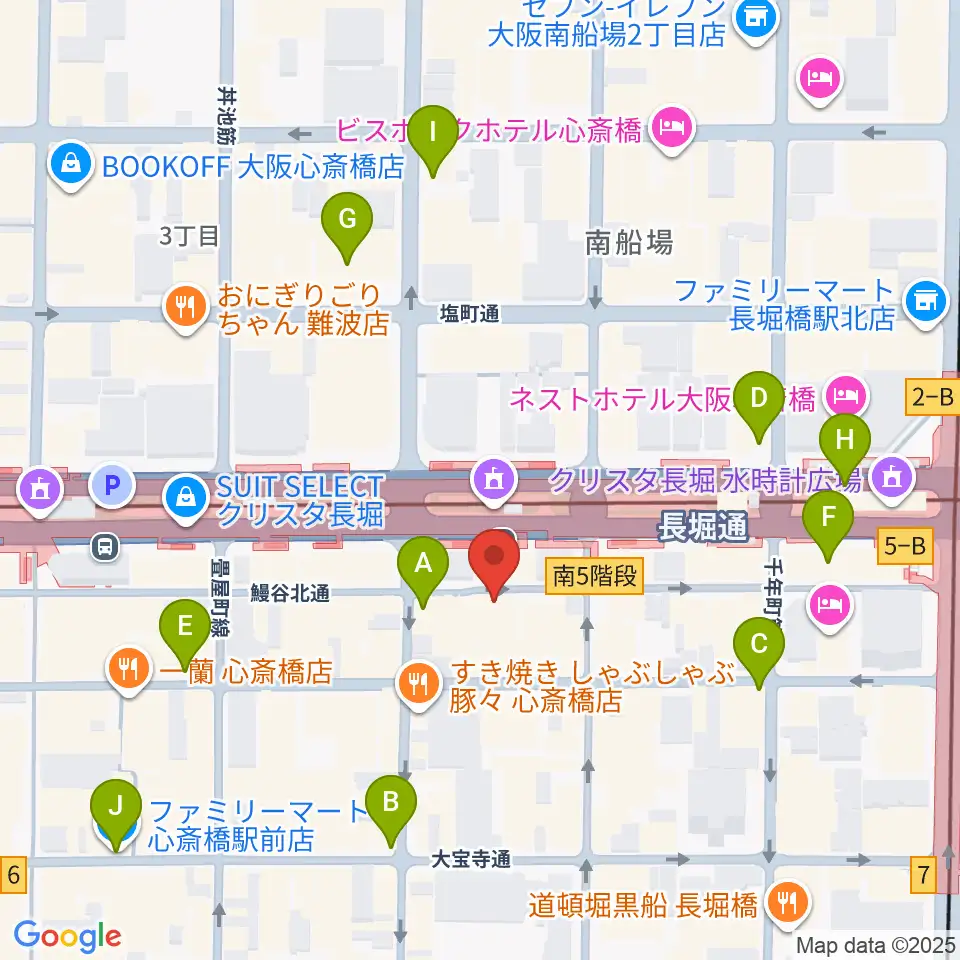 CONPASS周辺のコンビニエンスストア一覧地図
