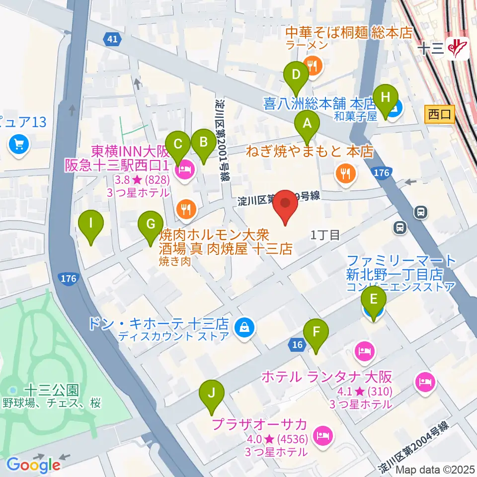 シアターセブン周辺のコンビニエンスストア一覧地図